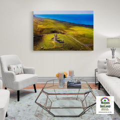 Canvas Wrap - Wild Atlantic Coast and Doonagore Castle, County Clare - James A. Truett - Moods of Ireland - Irish Art