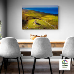 Canvas Wrap - Wild Atlantic Coast and Doonagore Castle, County Clare - James A. Truett - Moods of Ireland - Irish Art