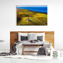 Canvas Wrap - Wild Atlantic Coast and Doonagore Castle, County Clare - James A. Truett - Moods of Ireland - Irish Art