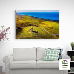 Canvas Wrap - Wild Atlantic Coast and Doonagore Castle, County Clare - James A. Truett - Moods of Ireland - Irish Art