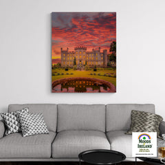 Canvas Wrap - Sunset over Markree Castle, County Sligo - James A. Truett - Moods of Ireland - Irish Art