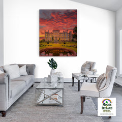 Canvas Wrap - Sunset over Markree Castle, County Sligo - James A. Truett - Moods of Ireland - Irish Art