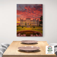 Canvas Wrap - Sunset over Markree Castle, County Sligo - James A. Truett - Moods of Ireland - Irish Art