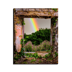 Canvas Wrap - Rainbow in Paradise, County Clare - James A. Truett - Moods of Ireland - Irish Art