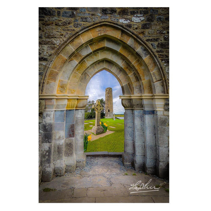 Canvas Wrap - Medieval Irish Countryside, County Offaly - James A. Truett - Moods of Ireland - Irish Art