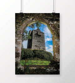 Canvas Wrap - Ballinalacken Castle in Ireland’s County Clare - James A. Truett - Moods of Ireland - Irish Art