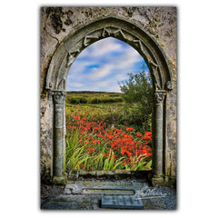 Canvas Wrap - Medieval Portal to Irish Summer in County Clare - James A. Truett - Moods of Ireland - Irish Art