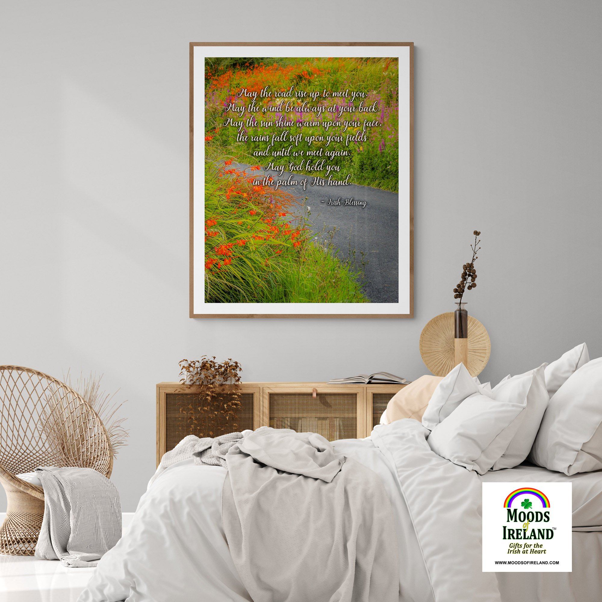 Irish Blessing Print - May the Road Rise to Meet You - James A. Truett - Moods of Ireland - Irish Art
