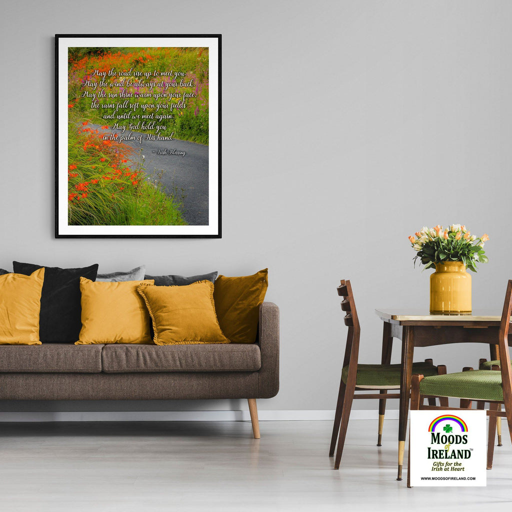 Irish Blessing Print - May the Road Rise to Meet You - James A. Truett - Moods of Ireland - Irish Art