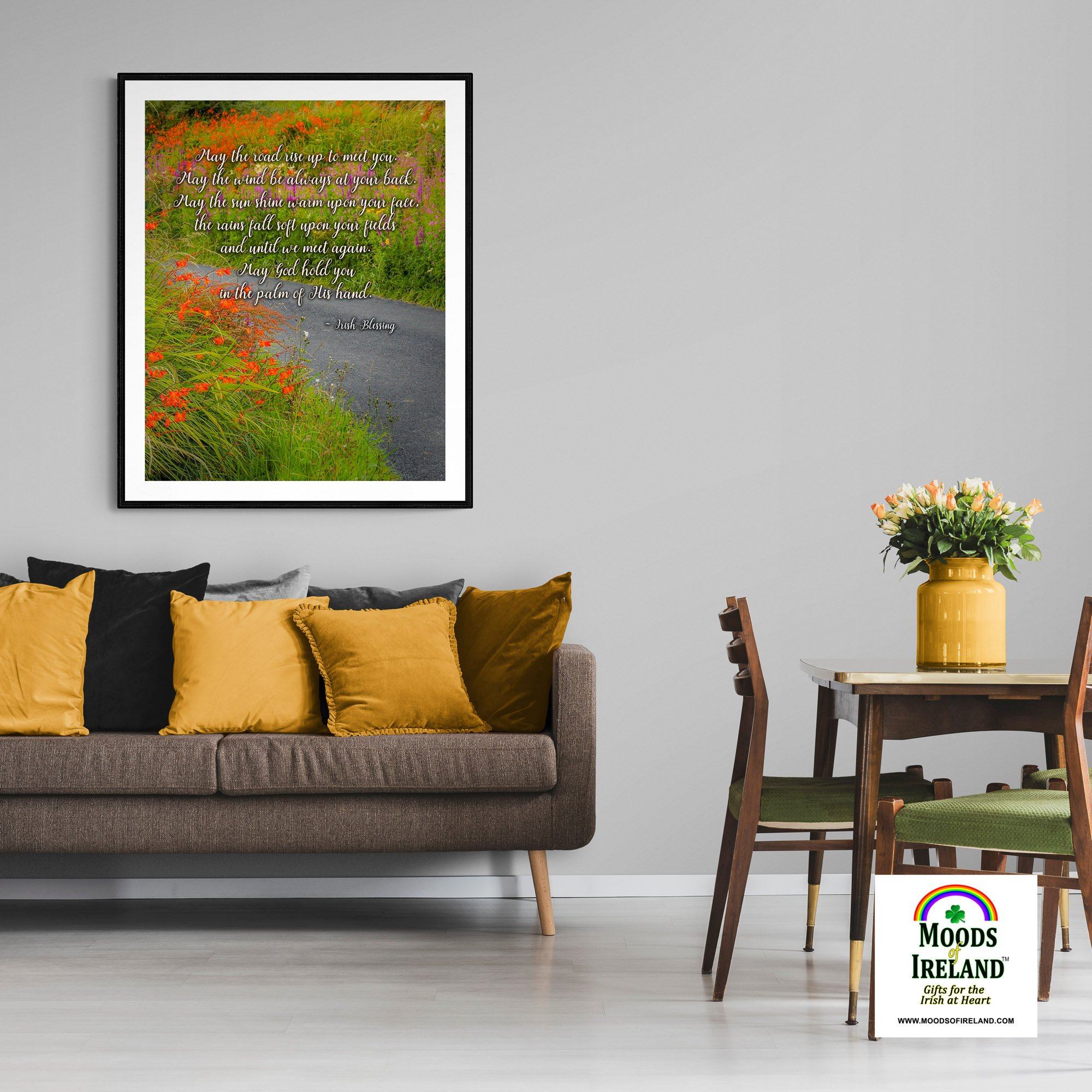 Irish Blessing Print - May the Road Rise to Meet You - James A. Truett - Moods of Ireland - Irish Art