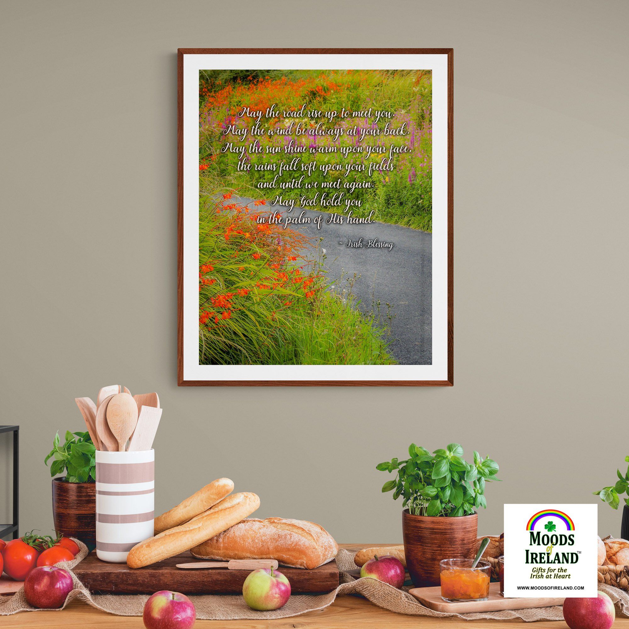 Irish Blessing Print - May the Road Rise to Meet You - James A. Truett - Moods of Ireland - Irish Art