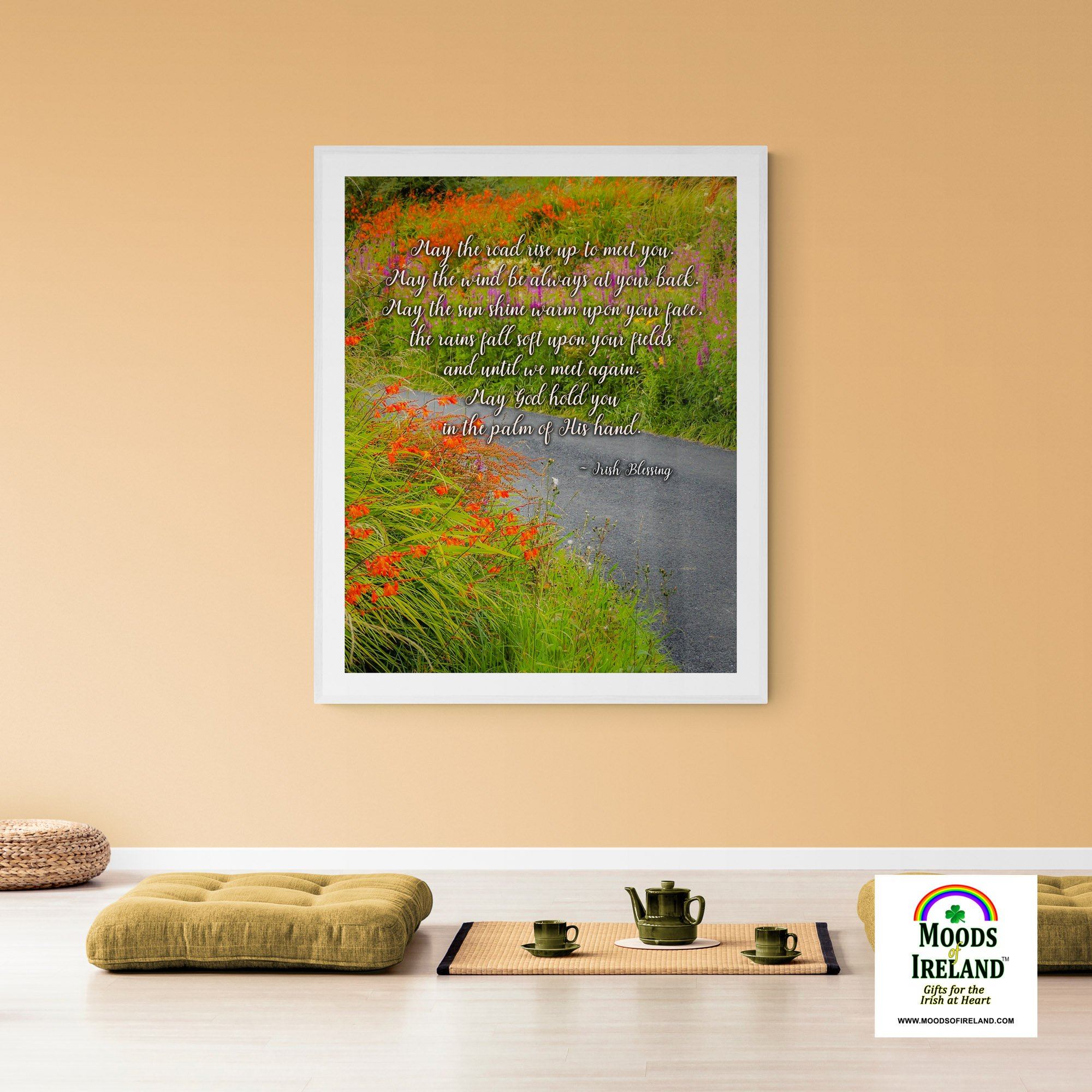 Irish Blessing Print - May the Road Rise to Meet You - James A. Truett - Moods of Ireland - Irish Art