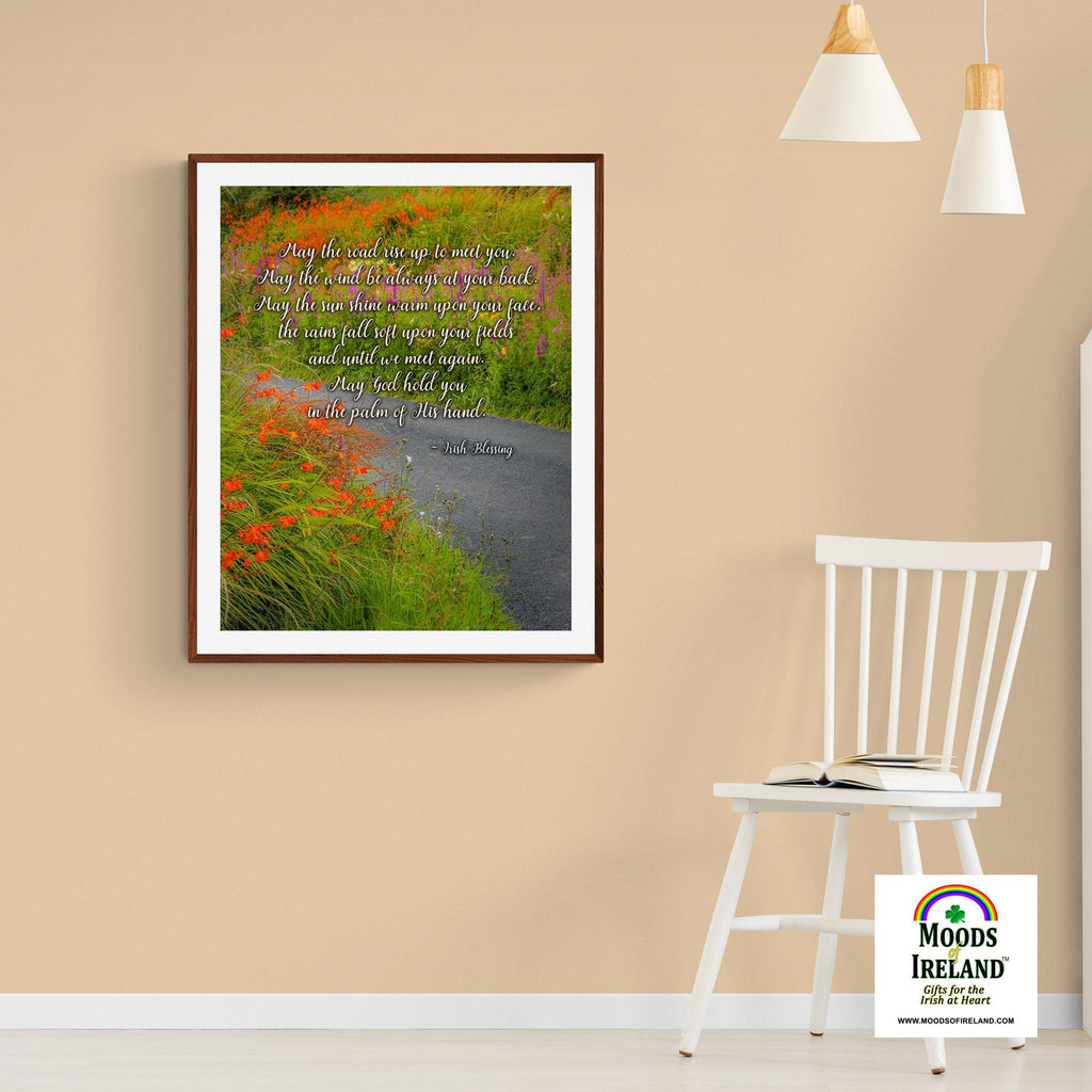 Irish Blessing Print - May the Road Rise to Meet You - James A. Truett - Moods of Ireland - Irish Art