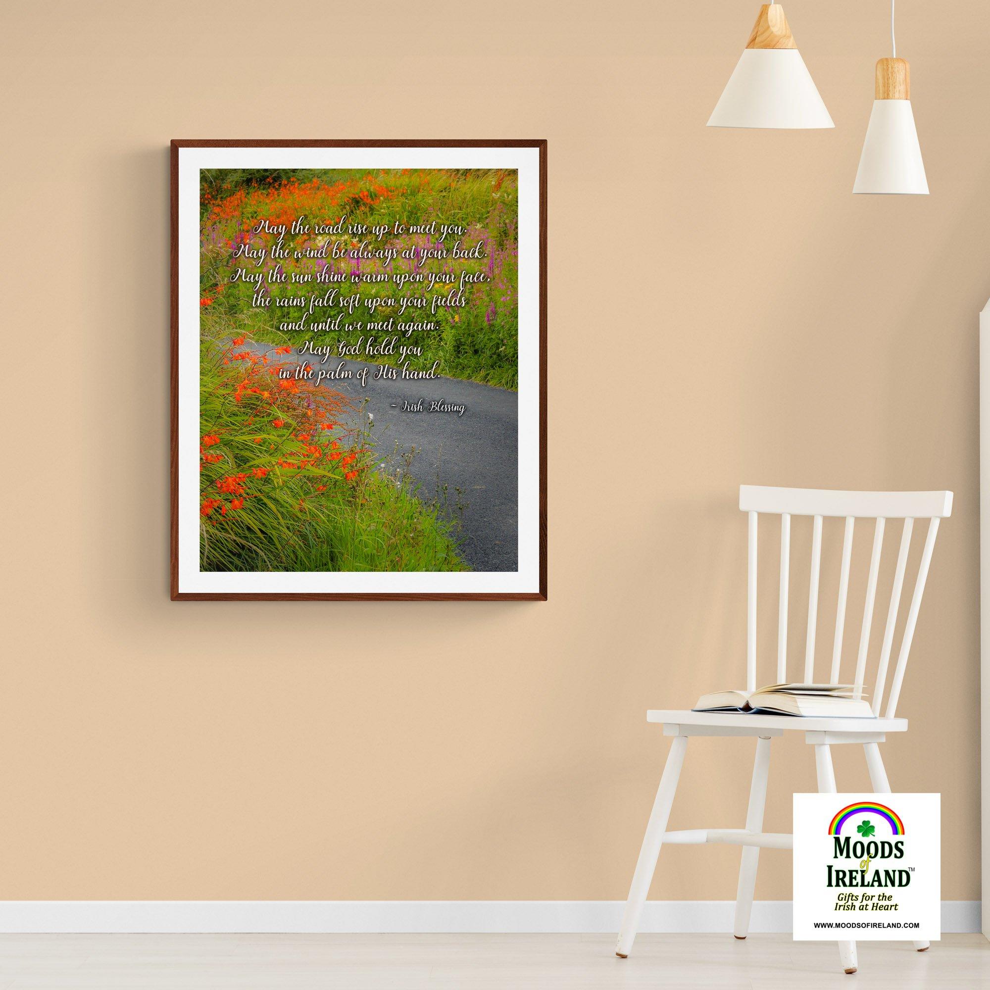 Irish Blessing Print - May the Road Rise to Meet You - James A. Truett - Moods of Ireland - Irish Art