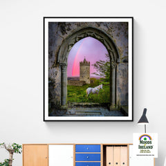 Print - Medieval Castle in the County Clare Countryside - James A. Truett - Moods of Ireland - Irish Art
