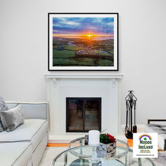 Print - December Sunrise over Shannon Estuary, County Clare - James A. Truett - Moods of Ireland - Irish Art