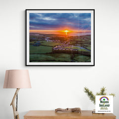 Print - December Sunrise over Shannon Estuary, County Clare - James A. Truett - Moods of Ireland - Irish Art