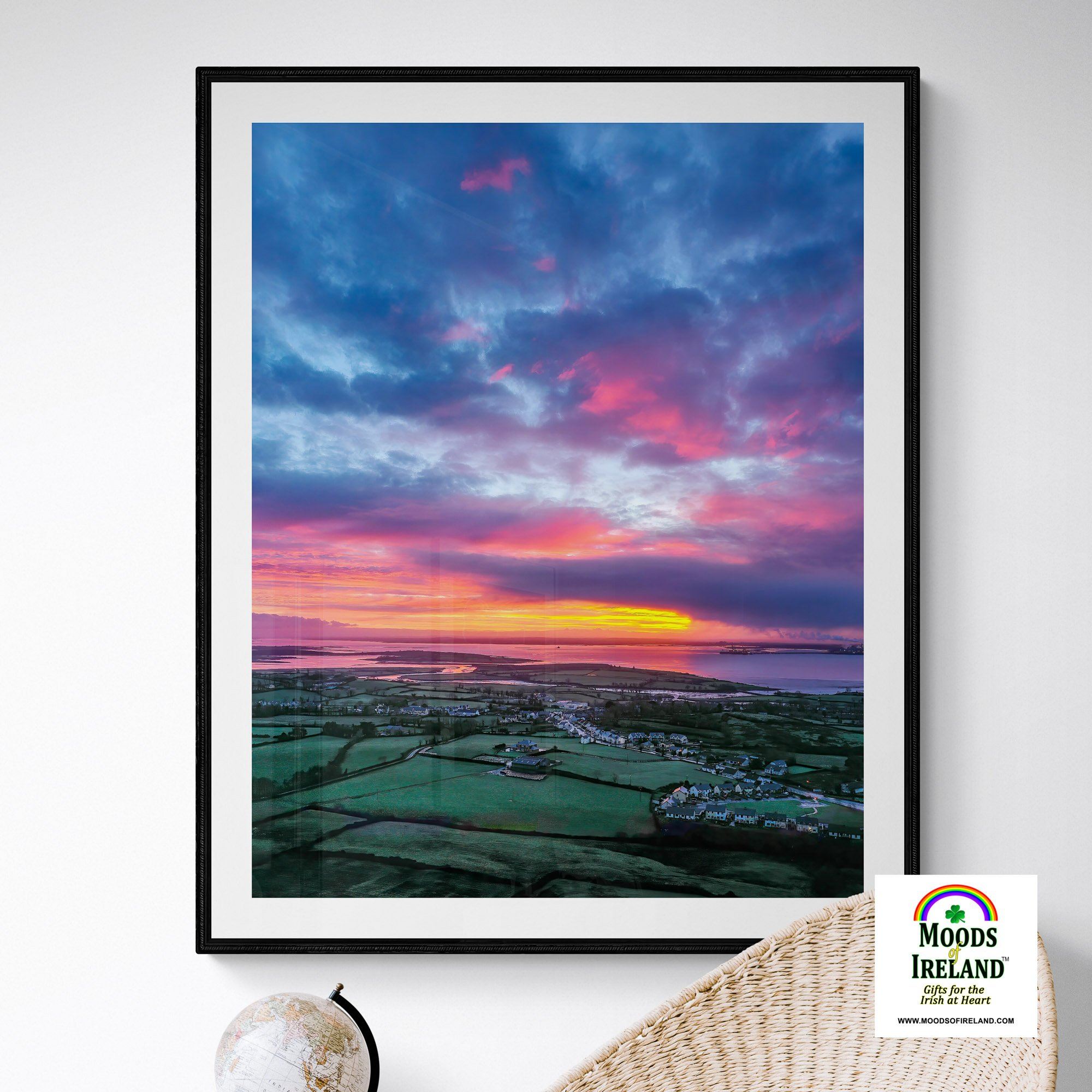 Print - Magical Sunrise over Kildysart, County Clare - James A. Truett - Moods of Ireland - Irish Art