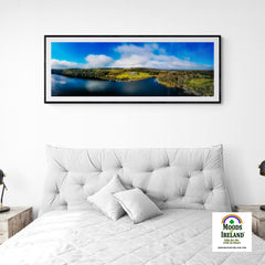Panorama Print - Killone Abbey and Lake on Newhall Estate, County Clare - James A. Truett - Moods of Ireland - Irish Art