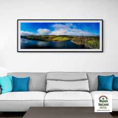 Panorama Print - Killone Abbey and Lake on Newhall Estate, County Clare - James A. Truett - Moods of Ireland - Irish Art