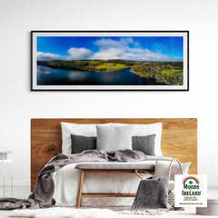 Panorama Print - Killone Abbey and Lake on Newhall Estate, County Clare - James A. Truett - Moods of Ireland - Irish Art