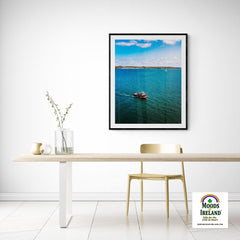 Print - Fishing Vessel on Carrigaholt Bay, County Clare - James A. Truett - Moods of Ireland - Irish Art