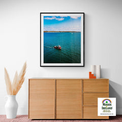 Print - Fishing Vessel on Carrigaholt Bay, County Clare - James A. Truett - Moods of Ireland - Irish Art