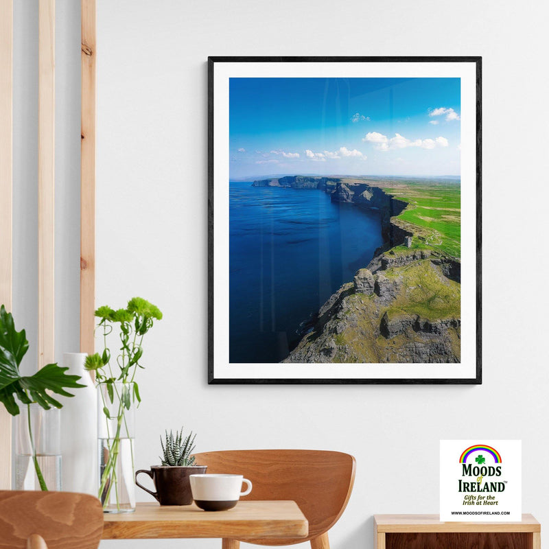 Print - Majestic Cliffs of Moher from Hag's Head, County Clare - James A. Truett - Moods of Ireland - Irish Art