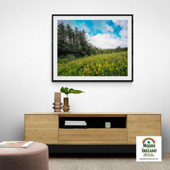Print - Field of Buttercups in Spring, County Clare - James A. Truett - Moods of Ireland - Irish Art