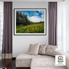 Print - Field of Buttercups in Spring, County Clare - James A. Truett - Moods of Ireland - Irish Art