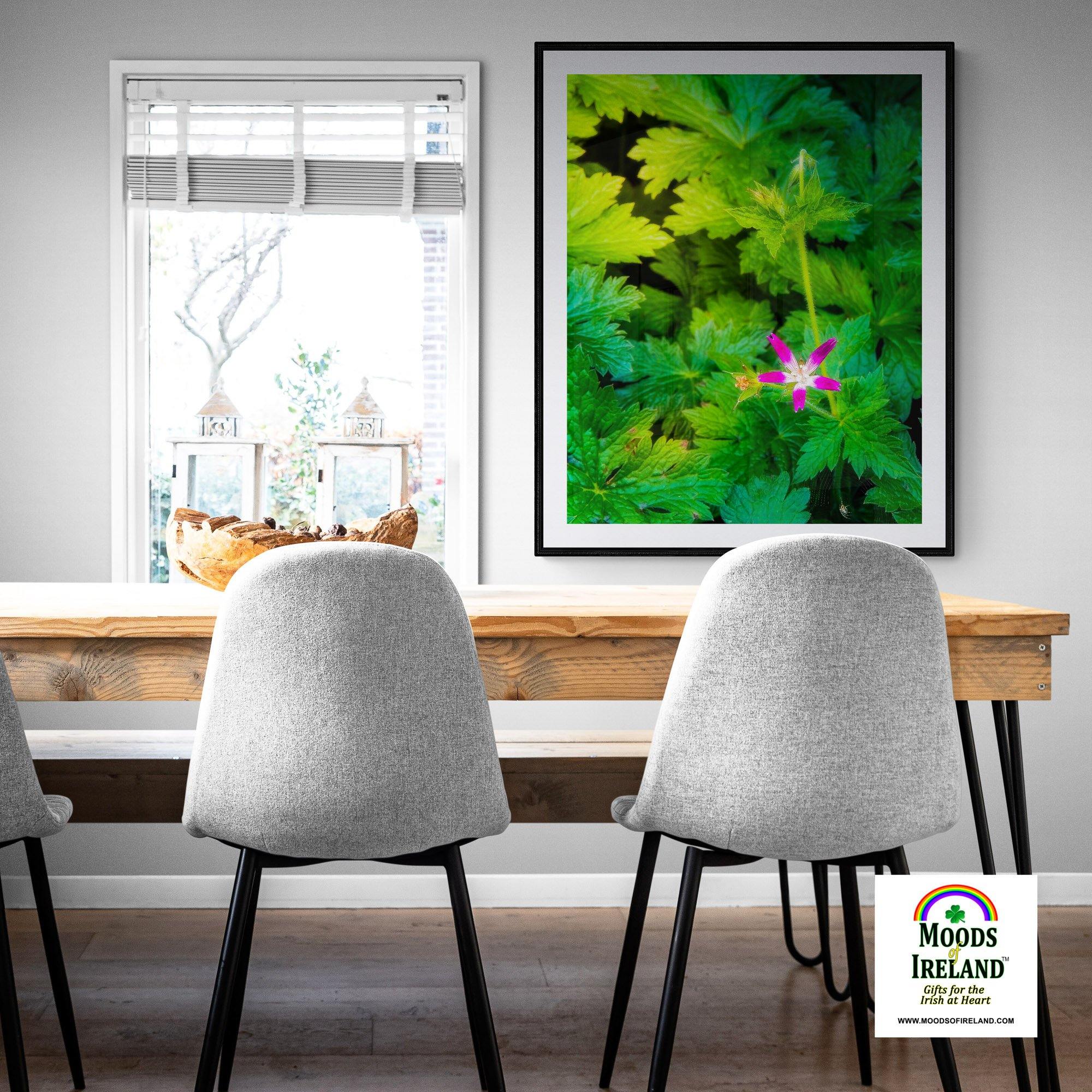 Print - Wildflower in Greenery, Tulla, County Clare - James A. Truett - Moods of Ireland - Irish Art