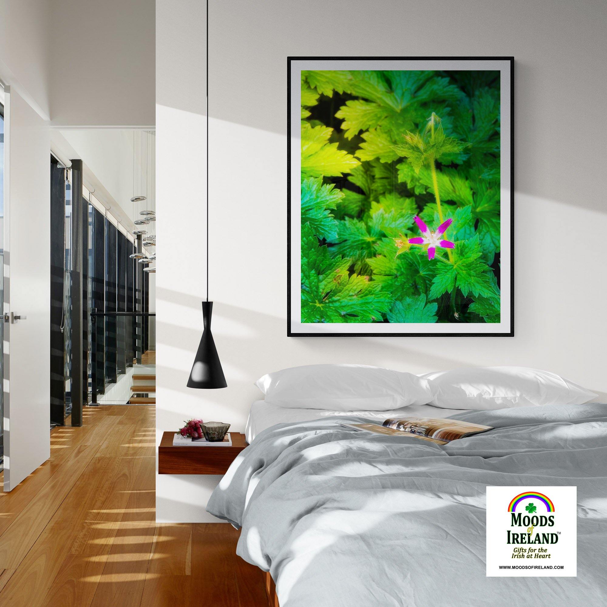 Print - Wildflower in Greenery, Tulla, County Clare - James A. Truett - Moods of Ireland - Irish Art