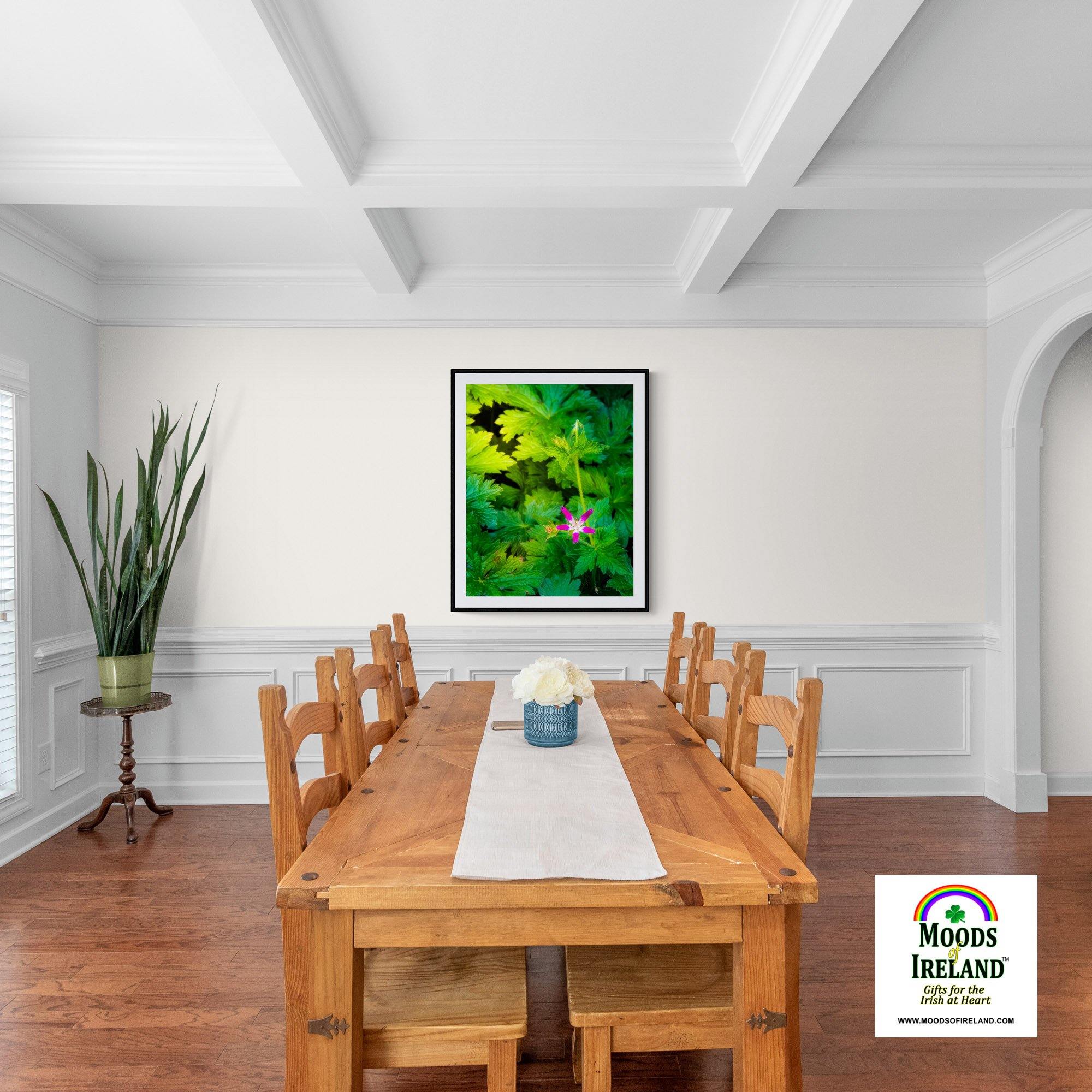 Print - Wildflower in Greenery, Tulla, County Clare - James A. Truett - Moods of Ireland - Irish Art