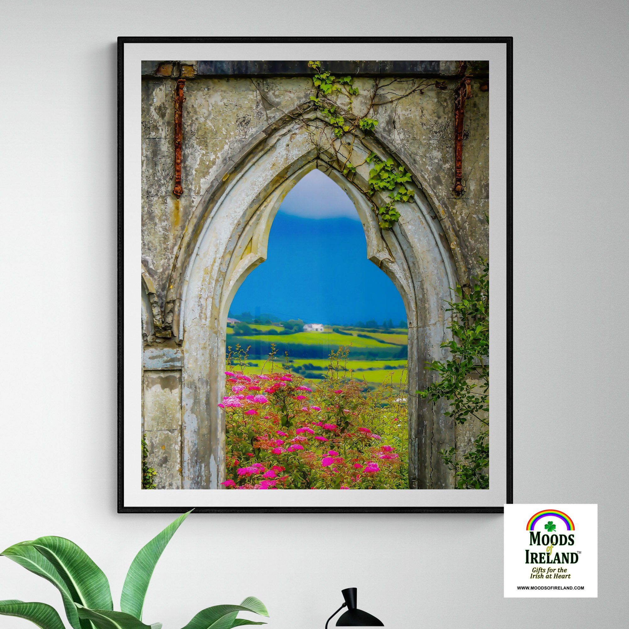 Print - Doorway to Paradise and the Green Hills of County Clare - James A. Truett - Moods of Ireland - Irish Art