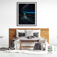 Print - Night sky over Shannon Estuary, County Clare - Moods of Ireland