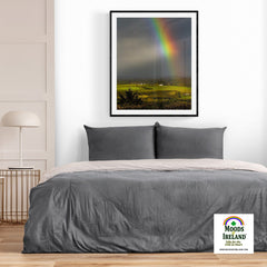 Print - Vibrant Rainbow over County Clare Countryside - James A. Truett - Moods of Ireland - Irish Art