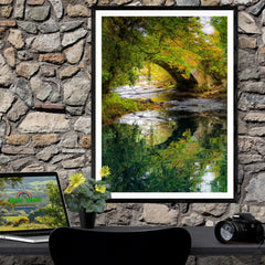 Canvas Wrap - Reflections at Clondegad Bridge, County Clare - James A. Truett - Moods of Ireland - Irish Art