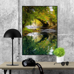 Canvas Wrap - Reflections at Clondegad Bridge, County Clare - James A. Truett - Moods of Ireland - Irish Art