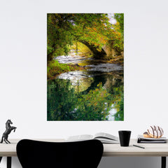 Canvas Wrap - Reflections at Clondegad Bridge, County Clare - James A. Truett - Moods of Ireland - Irish Art