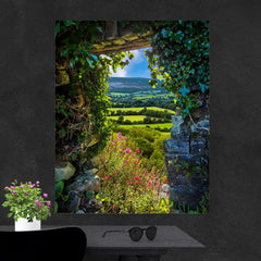 Canvas Wraps - Secret Irish Garden, County Clare, Ireland Canvas Wrap Moods of Ireland 