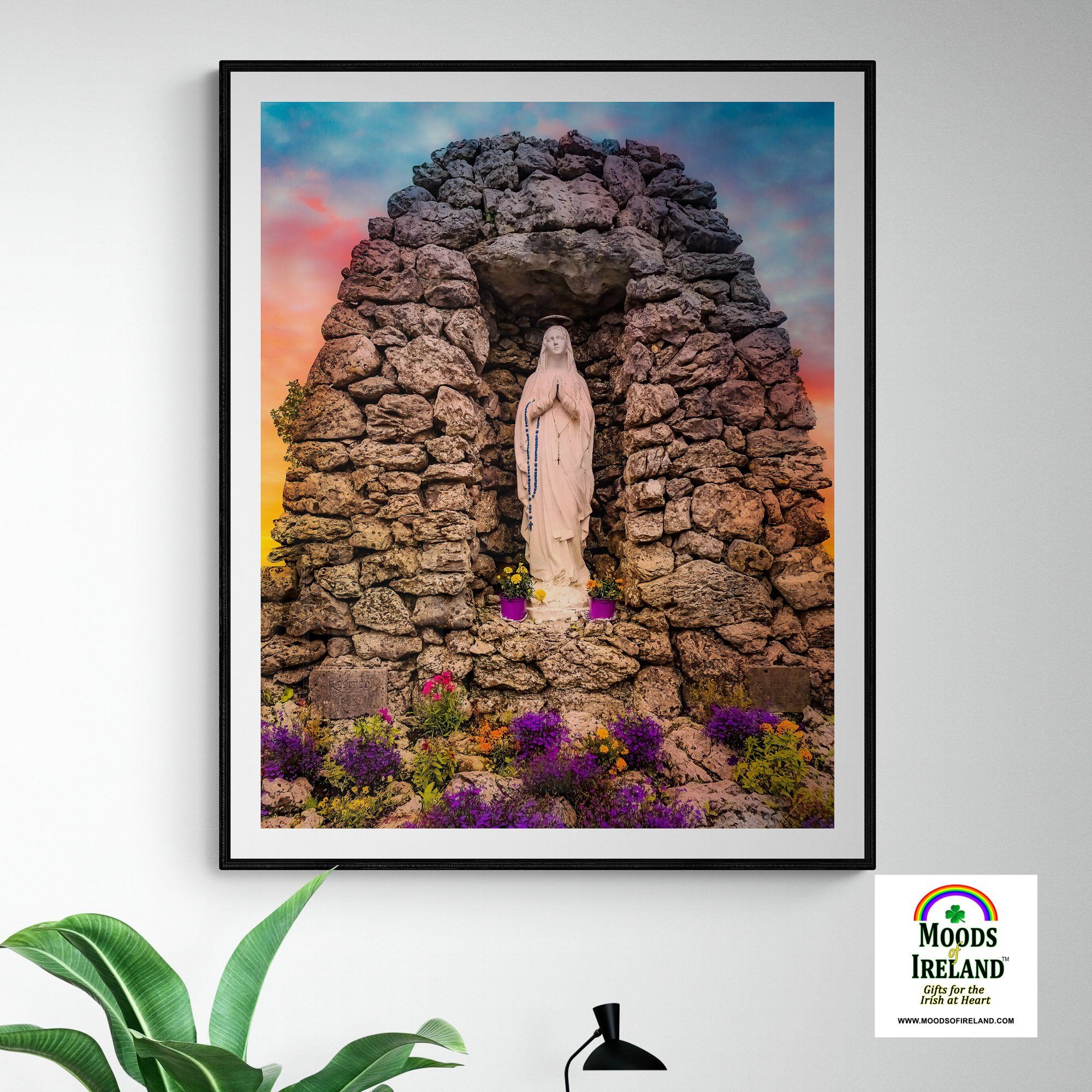 Print - Sancta Maria Grotto, Kilnamona, County Clare - James A. Truett - Moods of Ireland - Irish Art