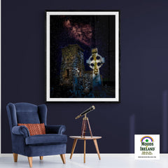 Print - Night Sky over Clondegad Graveyard, County Clare - James A. Truett - Moods of Ireland - Irish Art