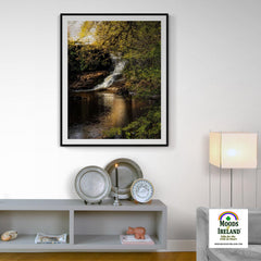 Print - Tranquil Bluebell Falls at Clondegad, County Clare - James A. Truett - Moods of Ireland - Irish Art