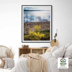 Print - Yellow Flowers on Shannon Estuary Shores, County Clare - James A. Truett - Moods of Ireland - Irish Art