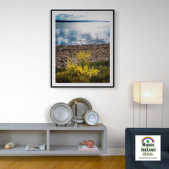 Print - Yellow Flowers on Shannon Estuary Shores, County Clare - James A. Truett - Moods of Ireland - Irish Art