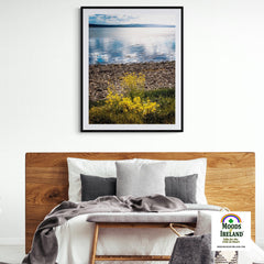 Print - Yellow Flowers on Shannon Estuary Shores, County Clare - James A. Truett - Moods of Ireland - Irish Art