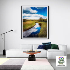 Print - Tranquil Winding Brook, County Clare - James A. Truett - Moods of Ireland - Irish Art