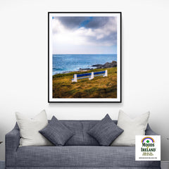 Print - Kilkee Bench along Wild Atlantic, County Clare - James A. Truett - Moods of Ireland - Irish Art