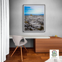 Print - Rocky Burren Coast of County Clare - James A. Truett - Moods of Ireland - Irish Art