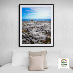 Print - Rocky Burren Coast of County Clare - James A. Truett - Moods of Ireland - Irish Art